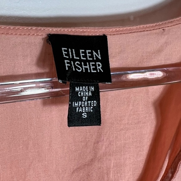 Eileen Fisher Cotton V-Neck Long Sleeve Tunic, Small - Picture 5 of 9